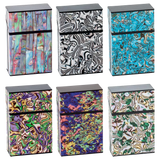 Fujima Cigarette Cases - Mother of Pearl Designs - 12 Pack Variety