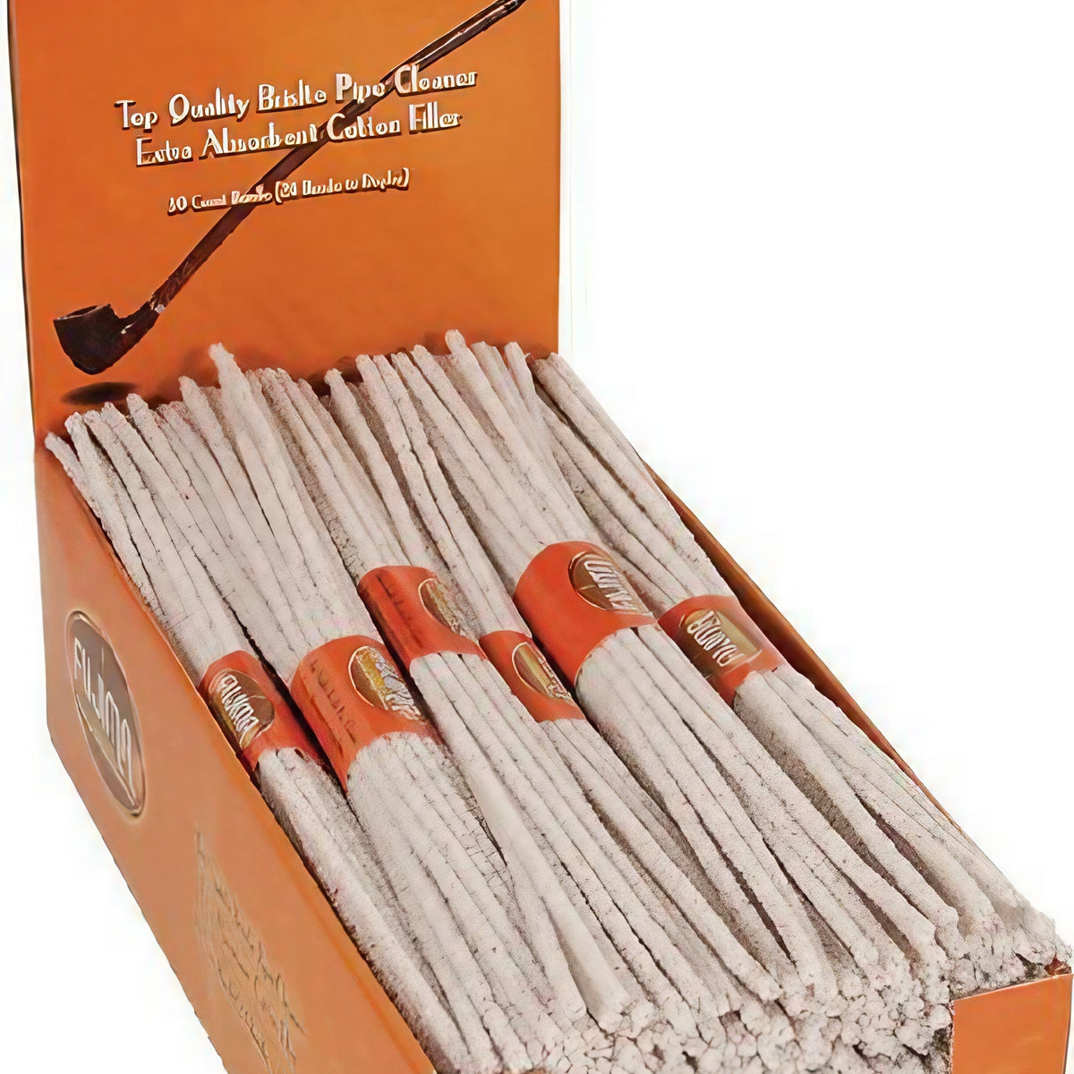 Extra Long Hard Bristle Pipe Cleaner - 30 Pack