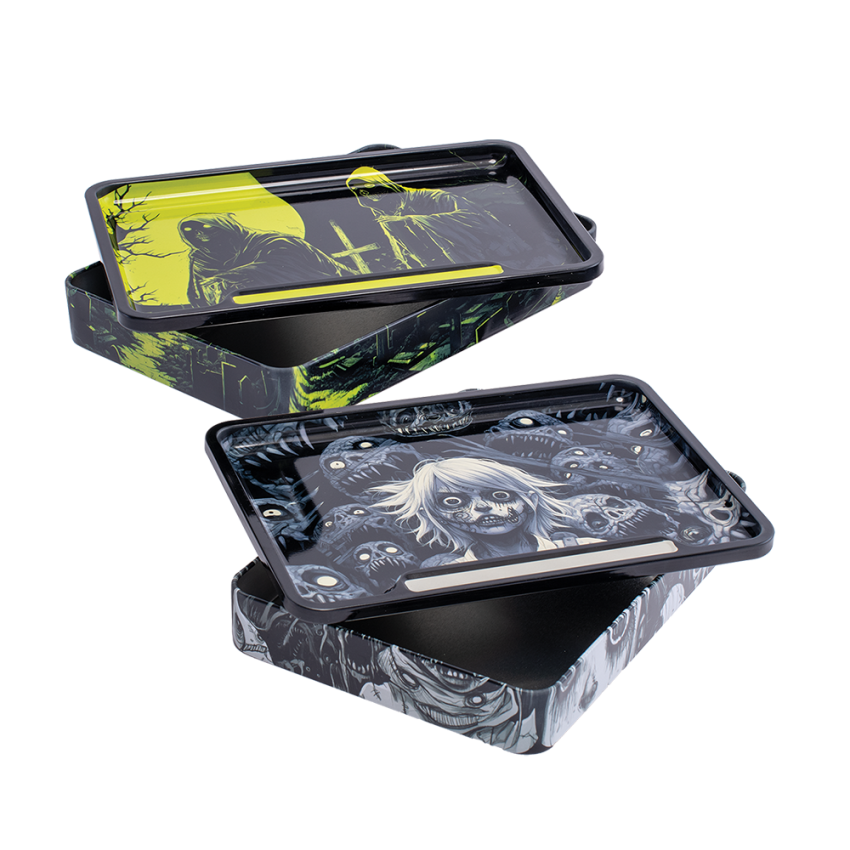 Fujima Rolling Tray Stash Box | Horror Assortment | 8"x5.75" | 6ct Box