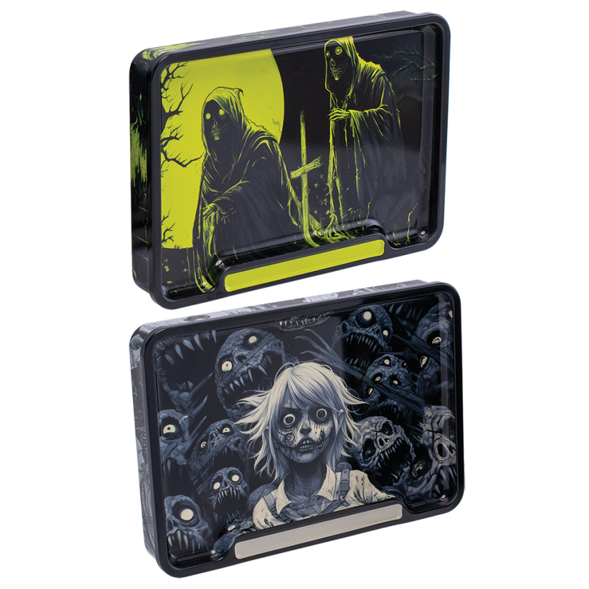Fujima Rolling Tray Stash Box | Horror Assortment | 8"x5.75" | 6ct Box
