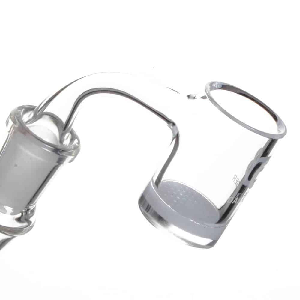 DANK BANGER Hybrid Waffle Banger Set with Spinning Cap and Terp Pearls, Angled View