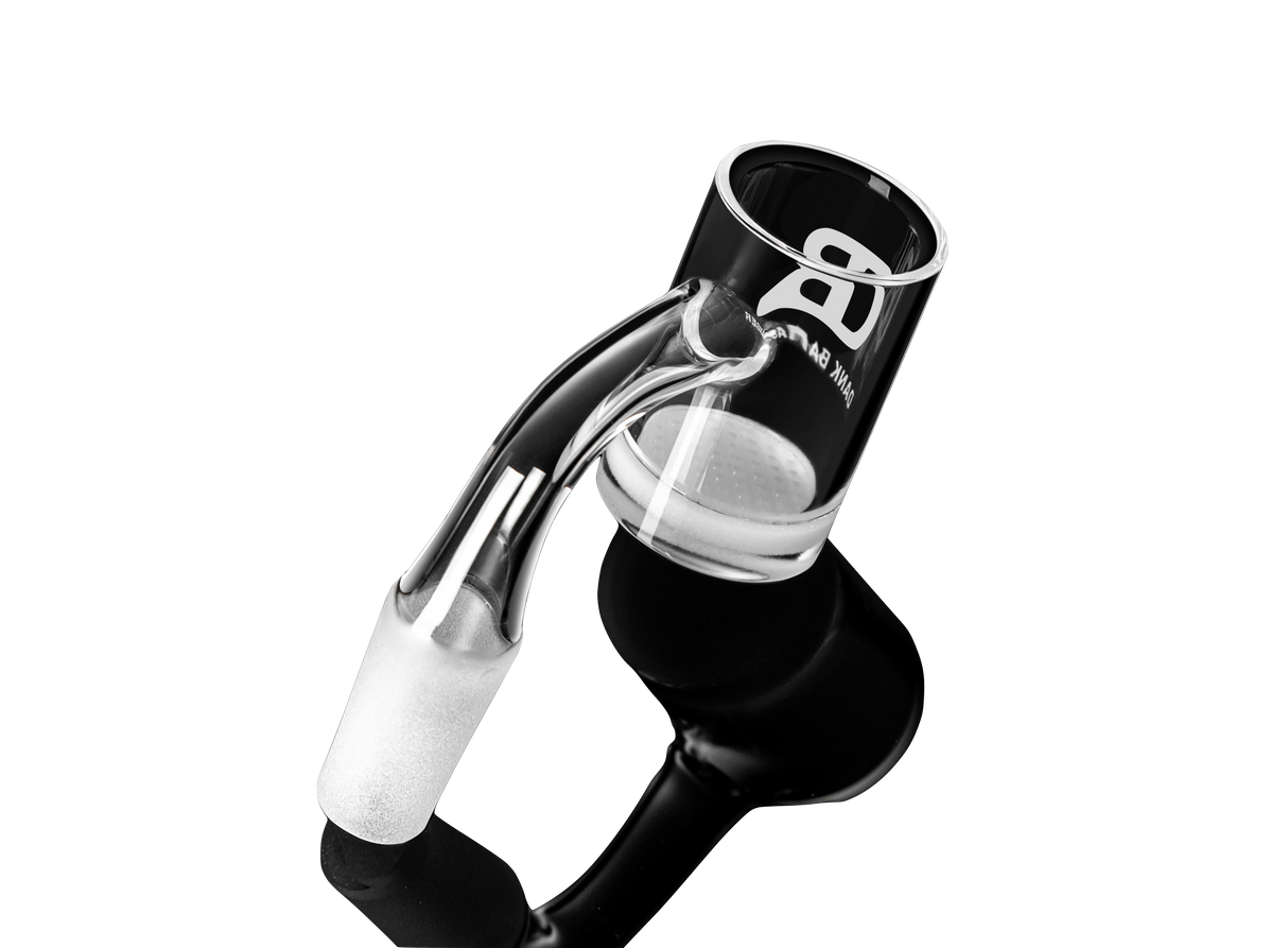 DANK BANGER Hybrid Waffle Banger Set with Spinning Cap & Terp Pearls, Angled View