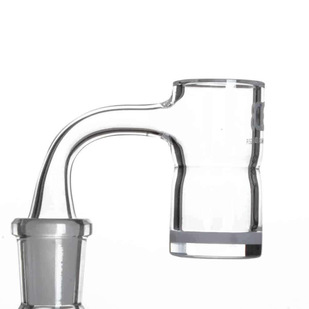 DANK BANGER Hybrid Waffle Banger Combo with Splash Guard and Terp Pearls, Side View