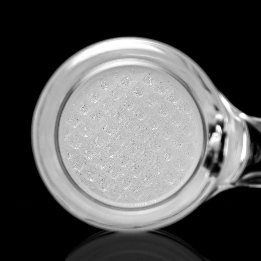 DANK BANGER Hybrid Waffle Banger Set with Splash Guard & Terp Pearls, Top View