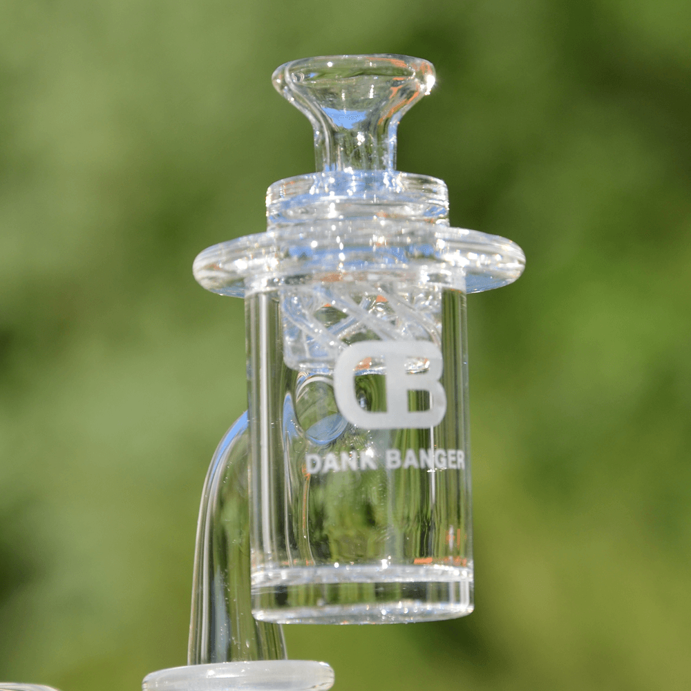 Dank Banger Waffle Bottom Banger Set with Spinning Cap & Terp Pearls - 14.5mm