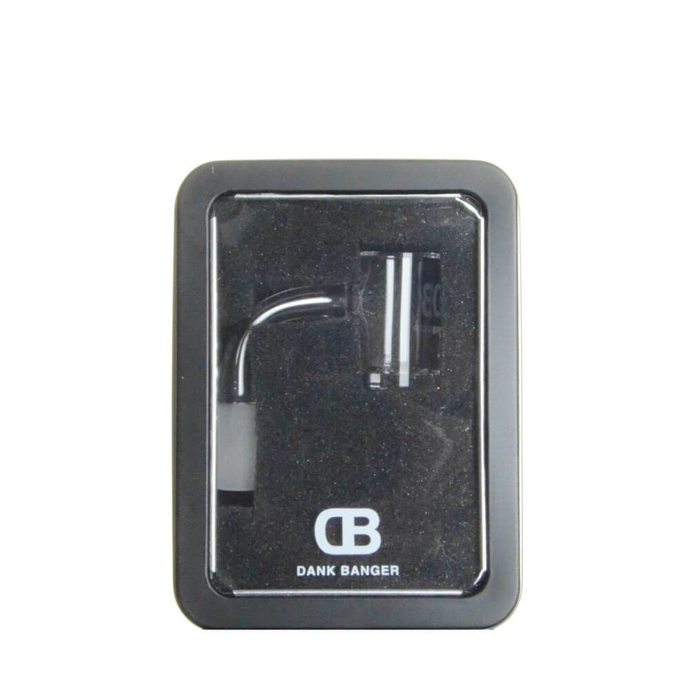 Dank Banger Waffle Bottom Banger Set with Spinning Cap & Terp Pearls - 14.5mm, Top View