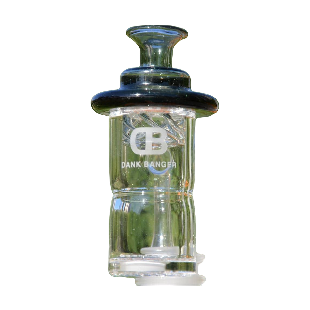 DANK BANGER Waffle Banger Combo with Splash Guard & Terp Pearls, 25mm Quartz
