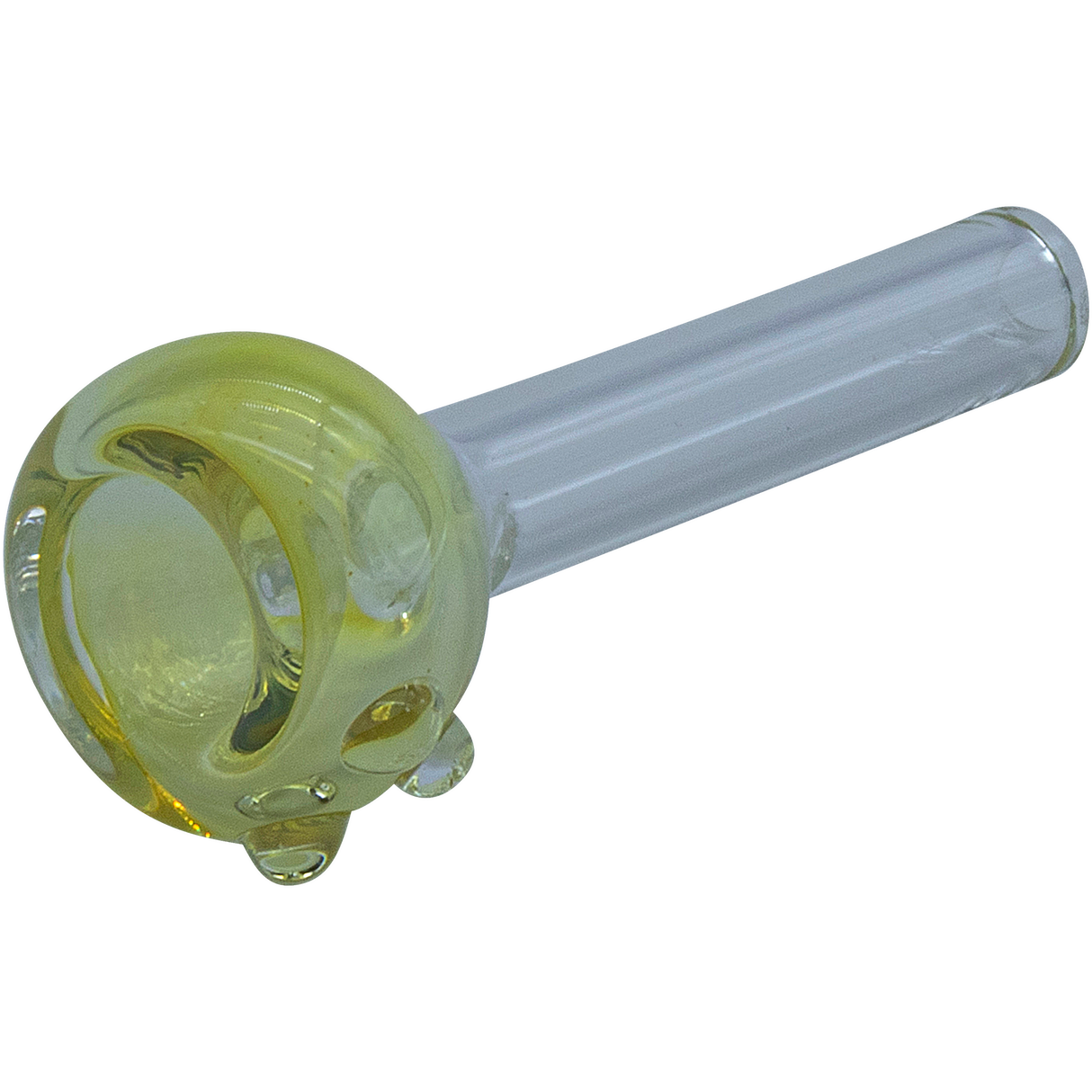 LA Pipes Fumed Snapper Bowl Pull-Stem Slide for Bongs, Grommet Joint, Borosilicate Glass