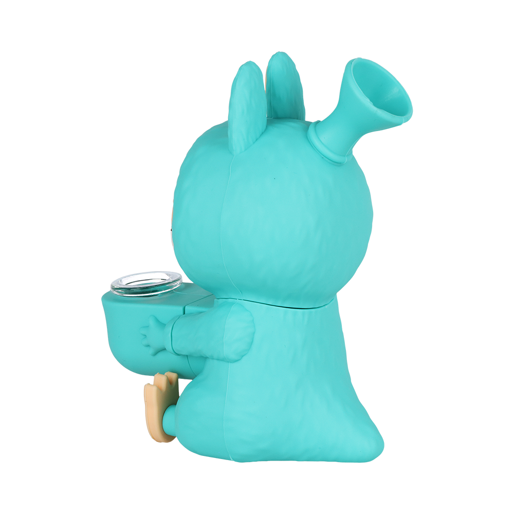 Funny Animal Silicone Water Pipe | 5.5" | Assorted Colors | 4ct Bundle