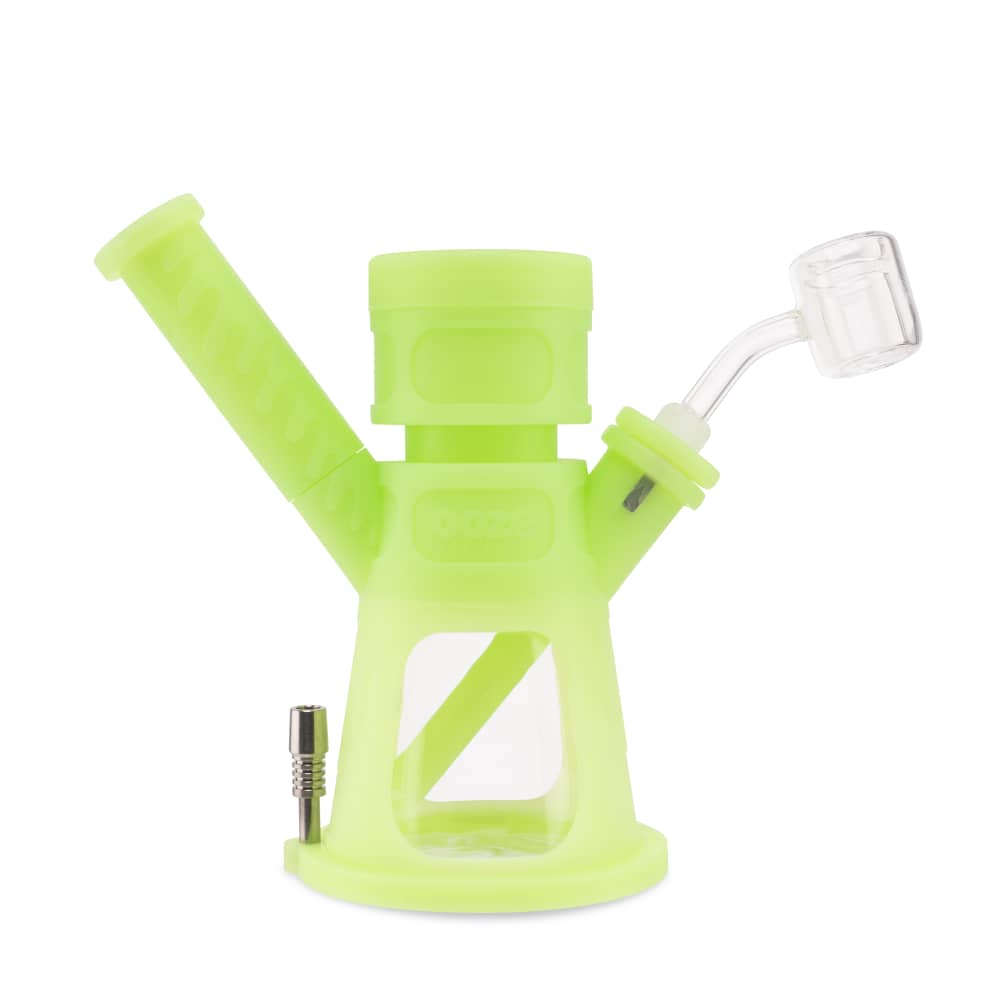 Ooze Hyborg Silicone Glass 4-in-1 Hybrid Water Pipe and Nectar Collector