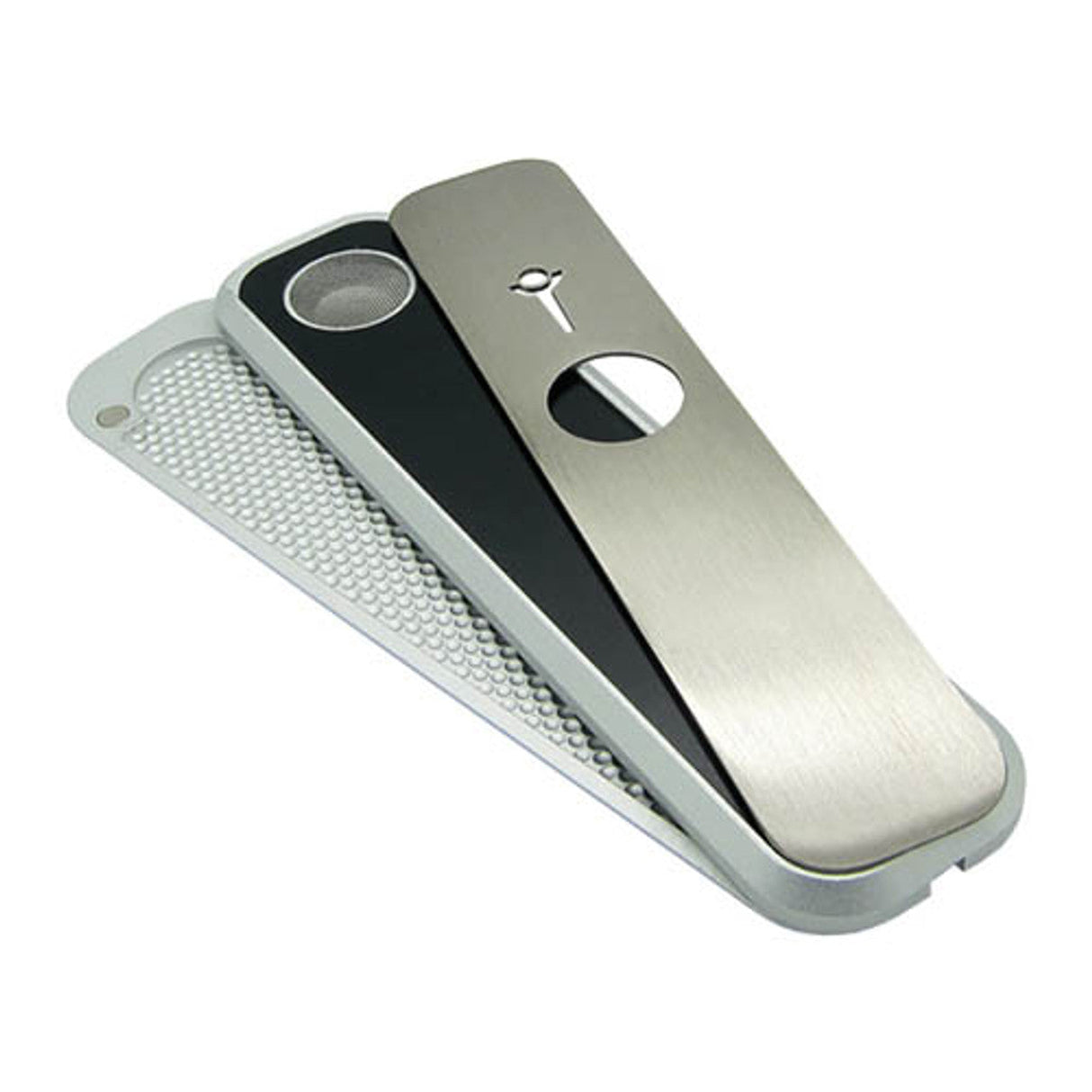 Genius Pipe Classic Collection - Compact Steel Hand Pipe, Top View