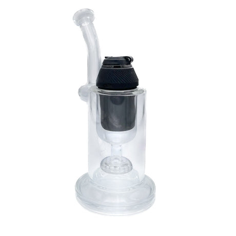 The Stash Shack Glass Recycler for Puffco Proxy, front view on seamless white background