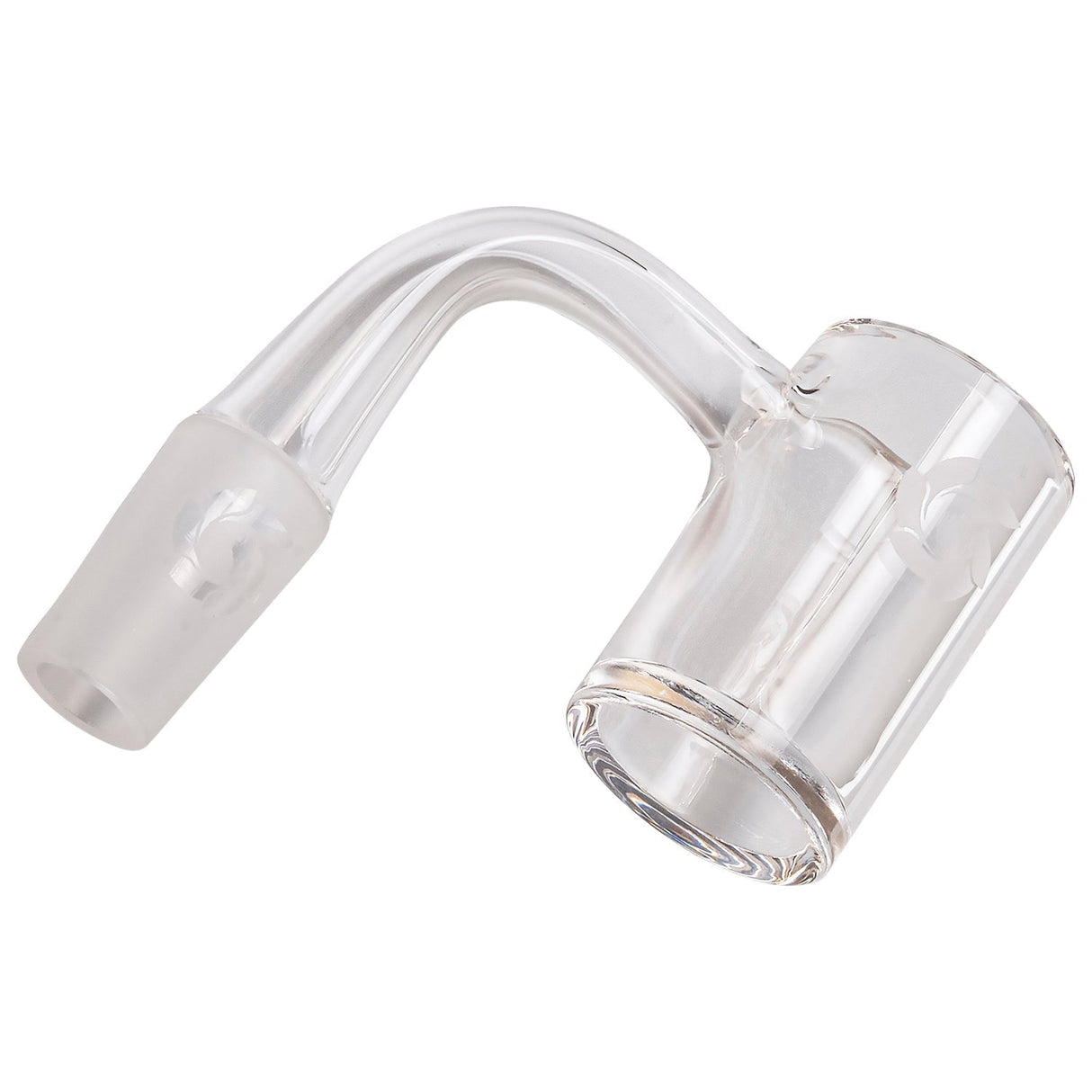 Glasshouse Classic Quartz Banger with 90 Degree Male Joint, 25mm, Clear View for Dab Rigs