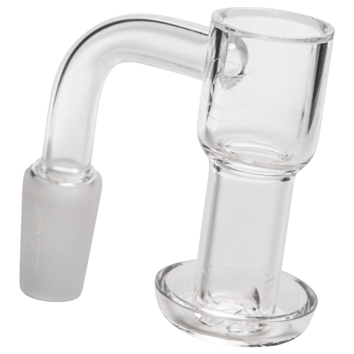 Glasshouse Full Quartz Terp Vacuum Kit, 90 Degree Male Joint, 14mm Side View