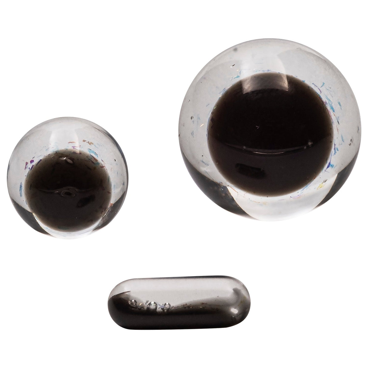 Glasshouse Galaxy Marble and Capsule Terp Kit, Borosilicate Glass, Top and Side View