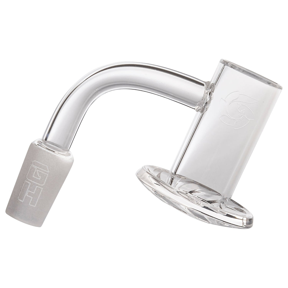 Glasshouse Hurricane Cyclone Quartz Banger Kit, Male Joint, 14mm, Side View