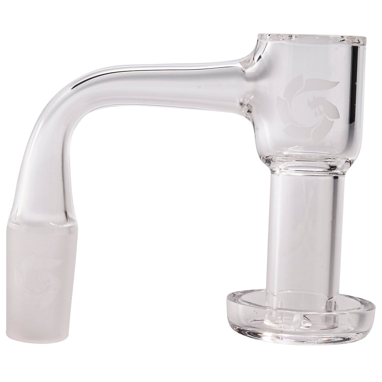 Glasshouse Mini Quartz Terp Vacuum Kit side view on seamless white background