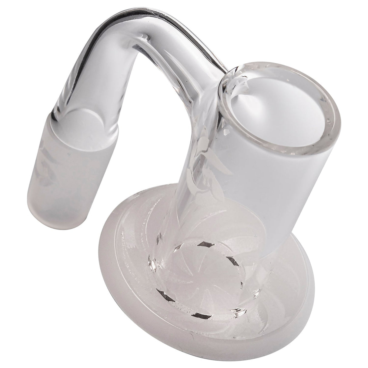 Glasshouse Opaque Base Hurricane Banger with High Air Flow Design, Male 14mm Joint, Side View
