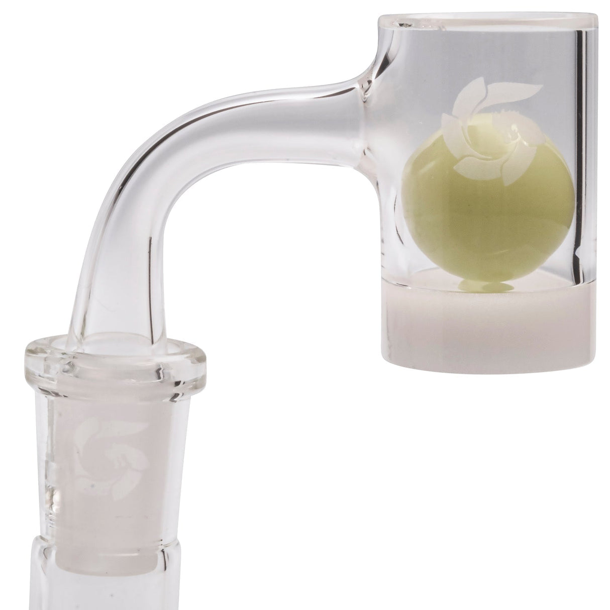 Glasshouse Opaque Crusher 9mm Quartz Banger Side View for Dab Rigs with 14mm Male Joint