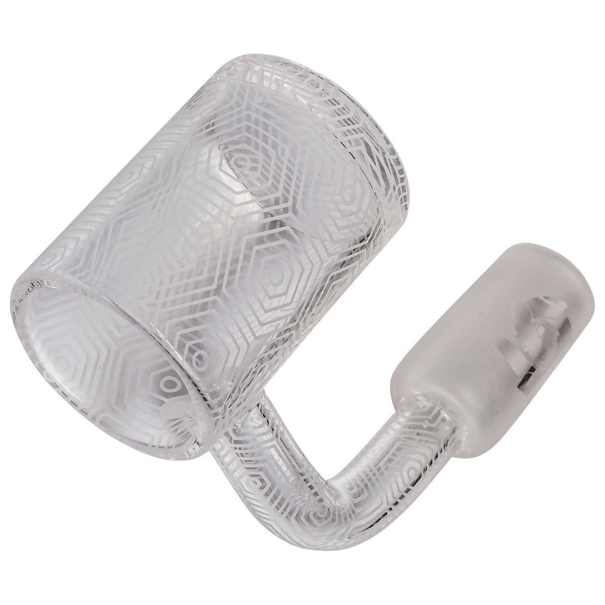 Glasshouse String Theory Quartz Banger Kit, 25mm Male Joint, Top View on White