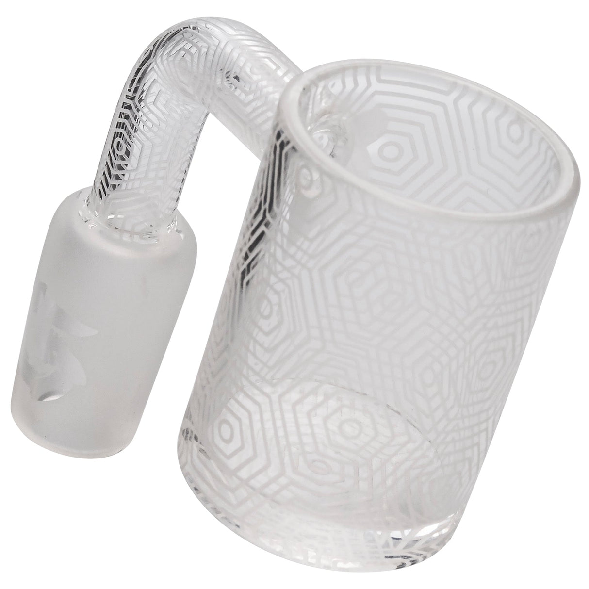 Glasshouse String Theory 25mm Full Quartz Banger Kit, 14mm Male Joint, Angled Side View