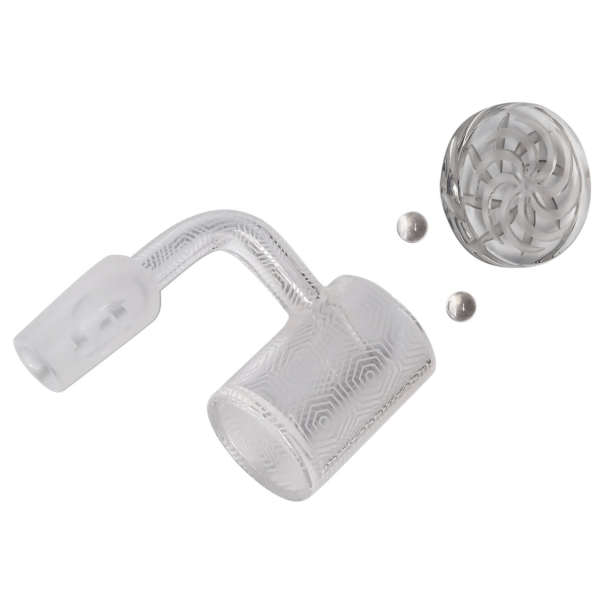 Glasshouse String Theory Full Quartz Banger Kit with Carb Cap and Pearls