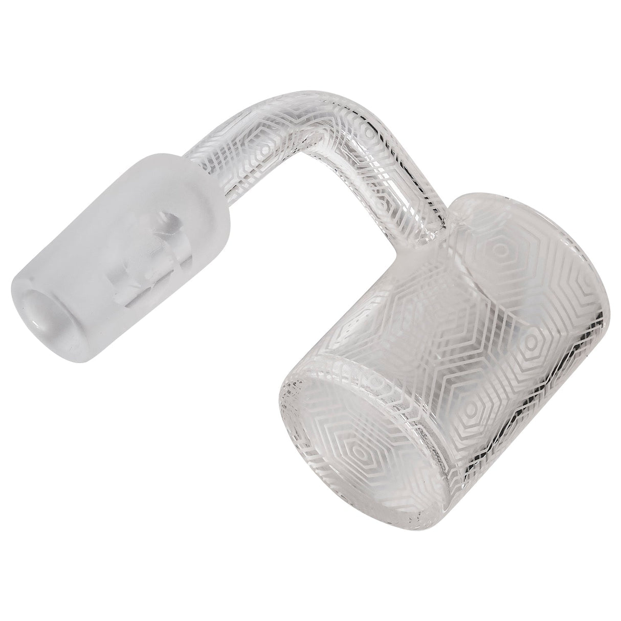 Glasshouse String Theory Full Quartz Banger Kit, Hexagon Design, 25mm Male Joint