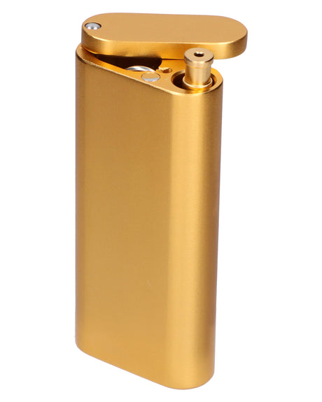 Valiant Distribution Golden One-Hitter Dugout - 4in with Closable Top - Front View