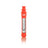 GRAV 12mm Taster with Scarlet Orange Silicone Skin - Front View on White Background