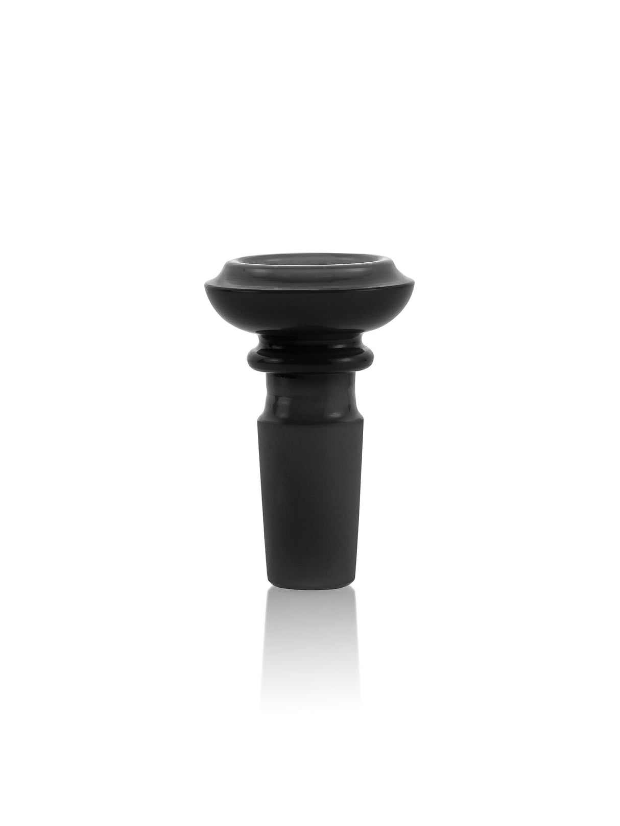GRAV 14mm Basin Bowl in Black - Front View on Seamless White Background