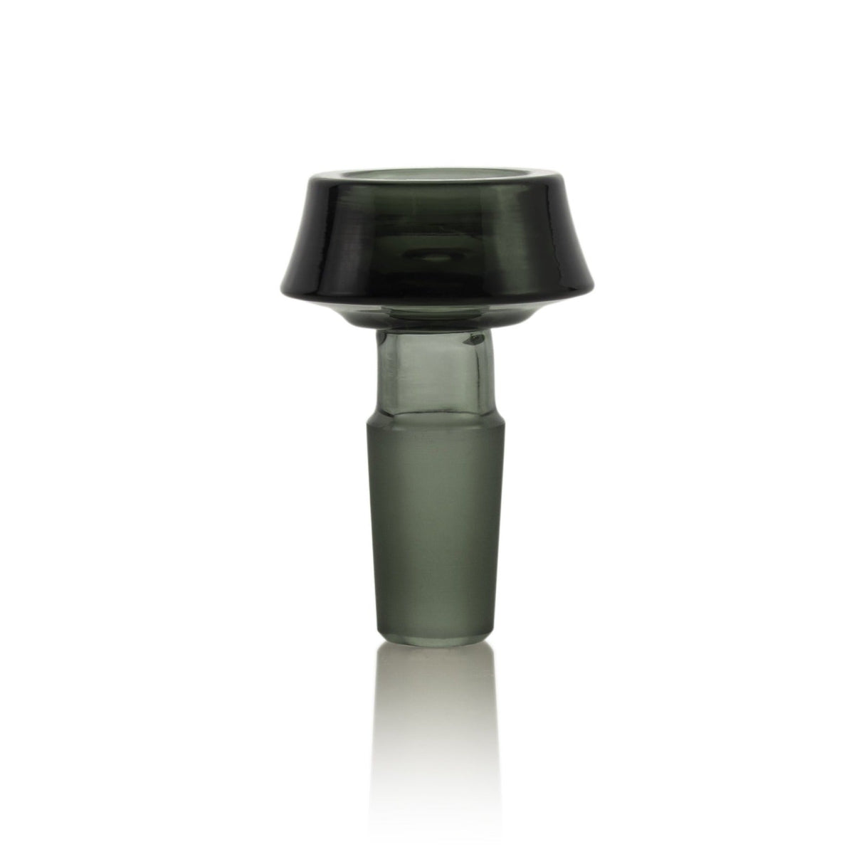 GRAV 14mm Caldera Bowl in smoke color, front view on a seamless white background