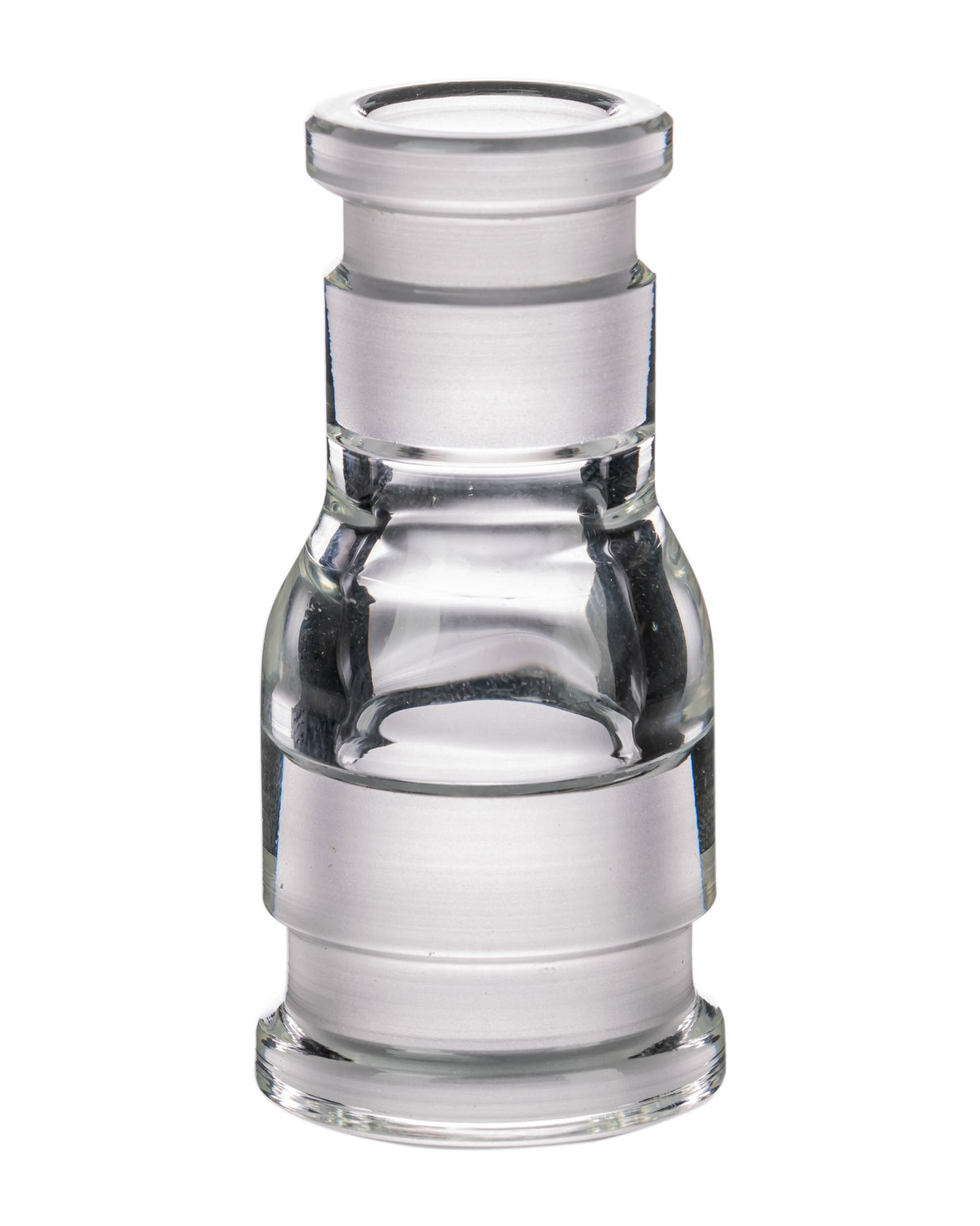 GRAV clear borosilicate glass adapter, 14mm female to 18mm female, for bong customization