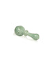 GRAV Bauble Spoon Hand Pipe in Mint Green, Heavy Wall Borosilicate Glass, 4.5" Long - Front View