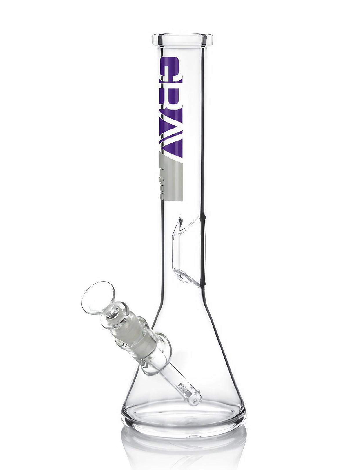 Grav - Beaker Tube with Geometric Ice Pinch 12''