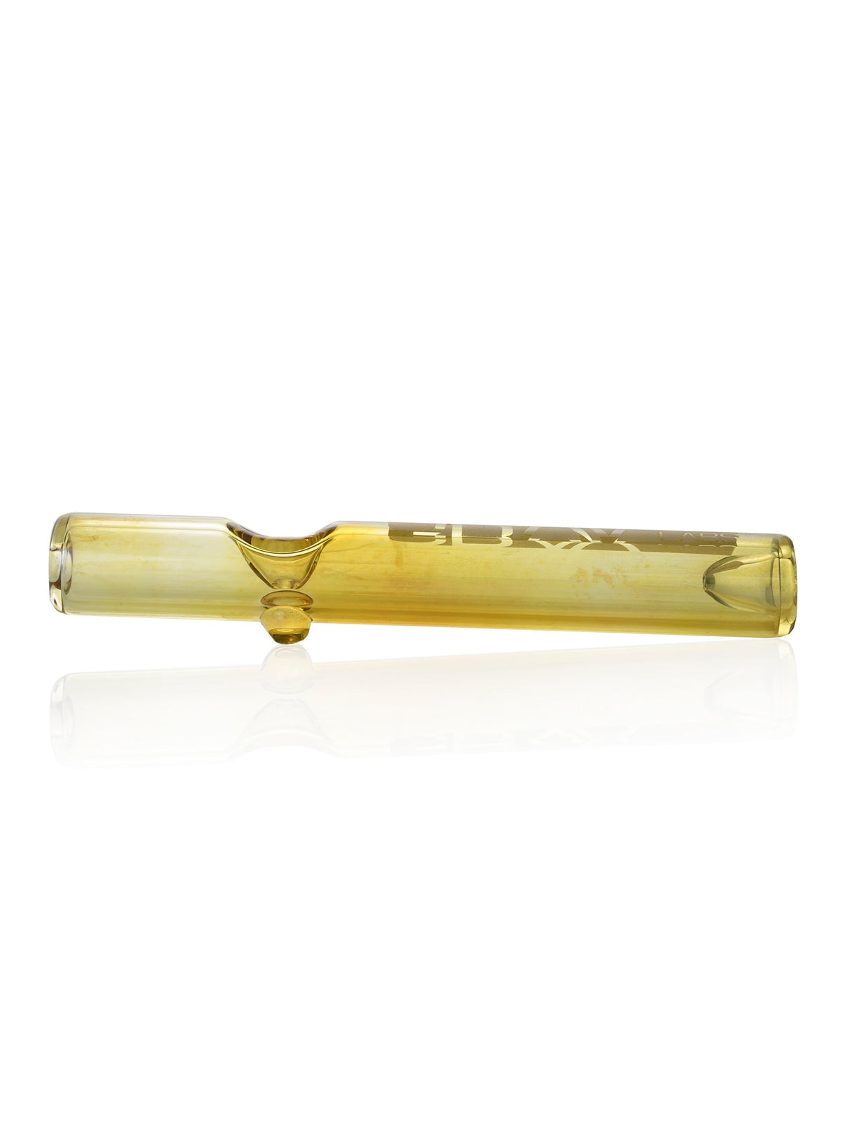 GRAV Classic Steamroller in Fumed Color Changing Glass, Side View on White Background