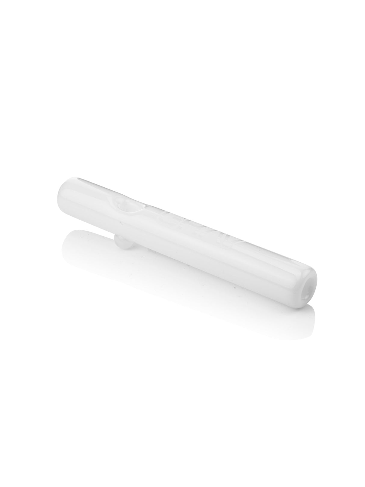 GRAV Classic Steamroller in White - 7" Borosilicate Glass Hand Pipe with 25mm Diameter