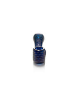 GRAV Mini Classic Sherlock Hand Pipe in Blue Bubble Trap Design - Front View