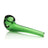 GRAV Mini Mariner Sherlock hand pipe in green, compact design, 3" size, side view on white background