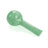 GRAV Pinch Spoon Pipe in Mint - Compact Borosilicate Glass Hand Pipe with Deep Bowl, Front View