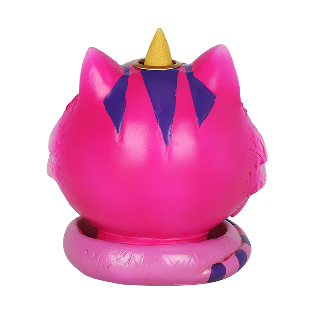 Grinning Cheshire Cat Backflow Incense Burner | 4.25" x 4.5"
