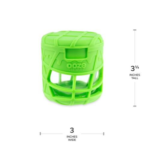 Ooze Prizm Silicone-Wrapped Glass Stash Jar