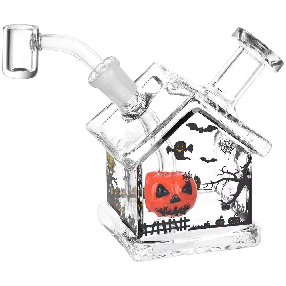 Halloween House Glass Dab Rig | 4.5" | 14mm F
