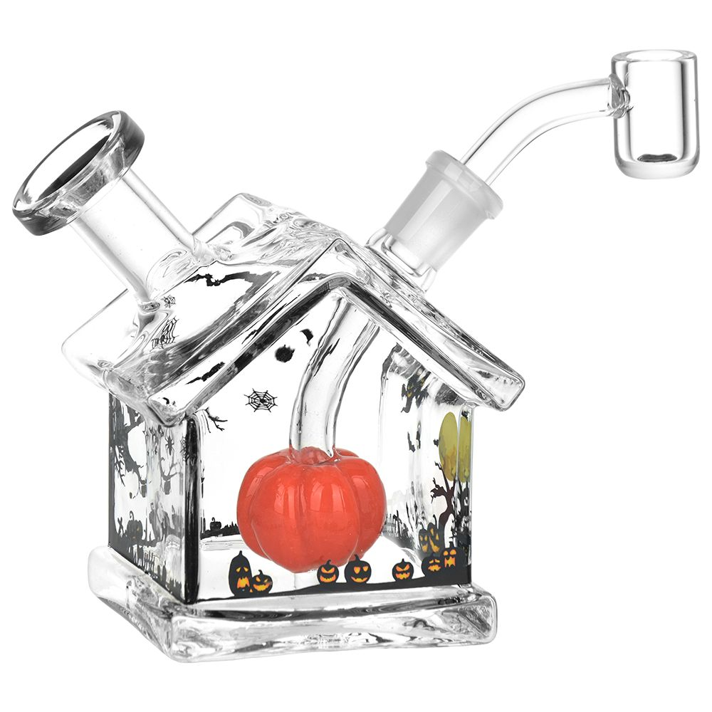 Halloween House Glass Dab Rig | 4.5" | 14mm F