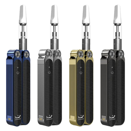 Hamilton Devices Butterfly 510 Vape in Iridescent, Blue, Gold, and Black - Front View