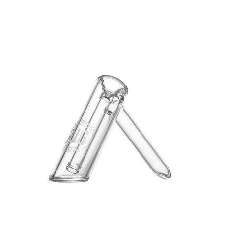 REBEL INITIATE GLASSWORKS Hammer Bubbler - Clear Glass Side View