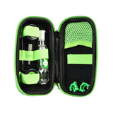 Happy Kit Happy Dab Kit open case showing torchless dab tools and borosilicate glass accessories