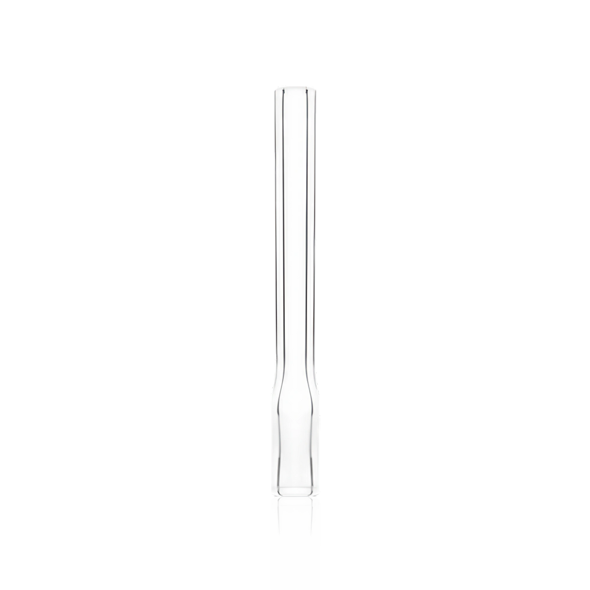 Haze Glass Mouthpiece by Haze Technologies, 2.5" Borosilicate Glass, Front View on White Background