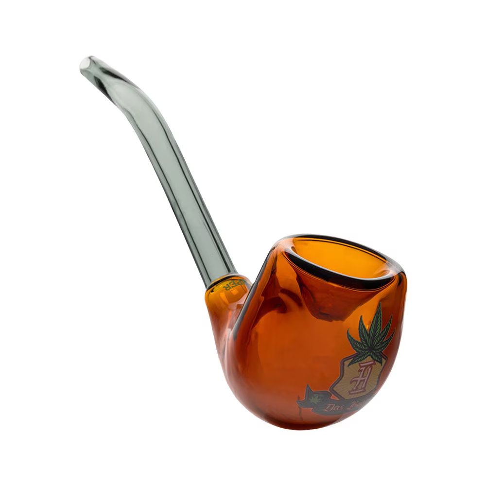 Hemper Das Boot Glass Sherlock Pipe | 6"