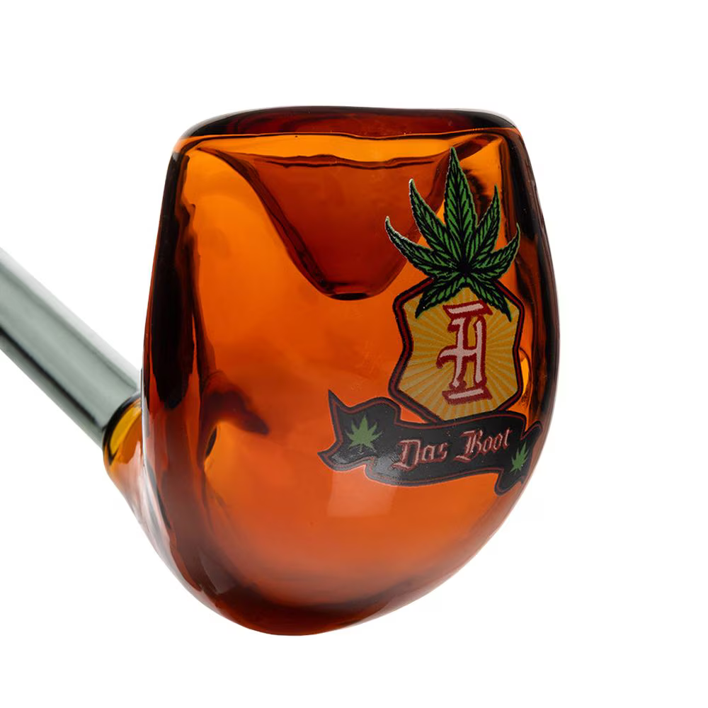 Hemper Das Boot Glass Sherlock Pipe | 6"