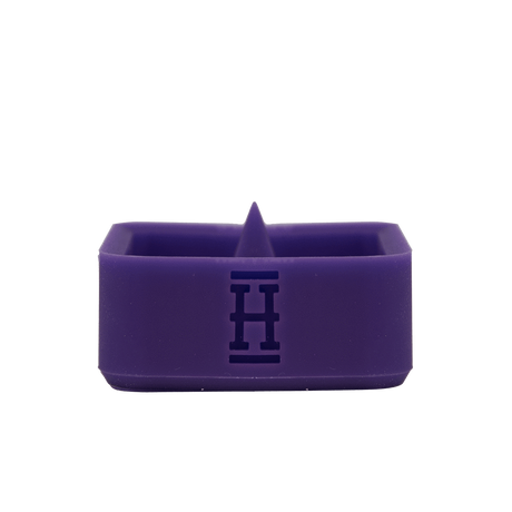 Hemper Silicone Caché Debowling Ashtray in Purple - Durable Silicone, Front View